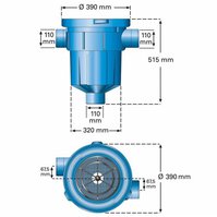 Plastová nádrž Globoline 8300 litrů s jednotkou Rainmaster Eco 10
