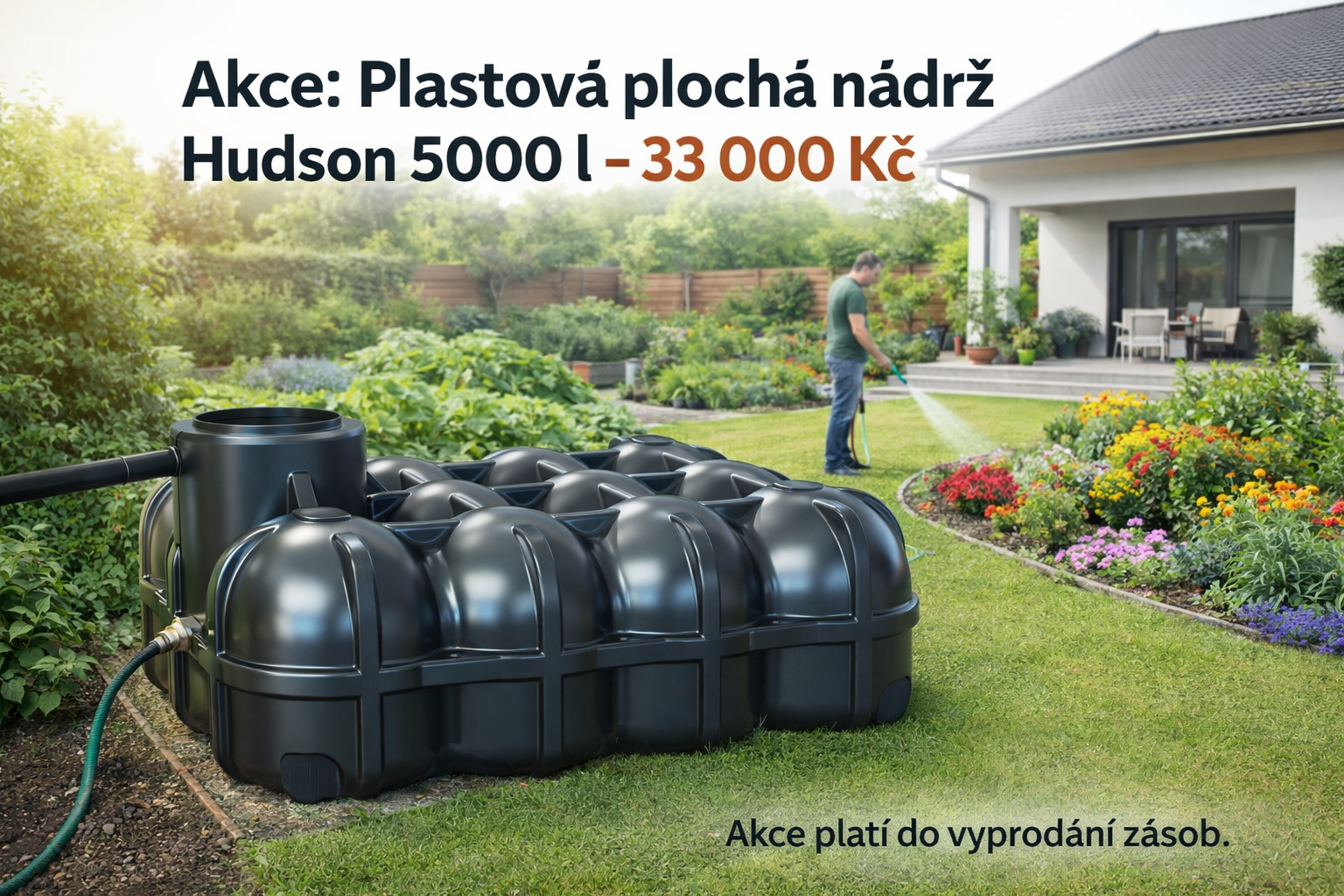 Plastové nádrže na vodu